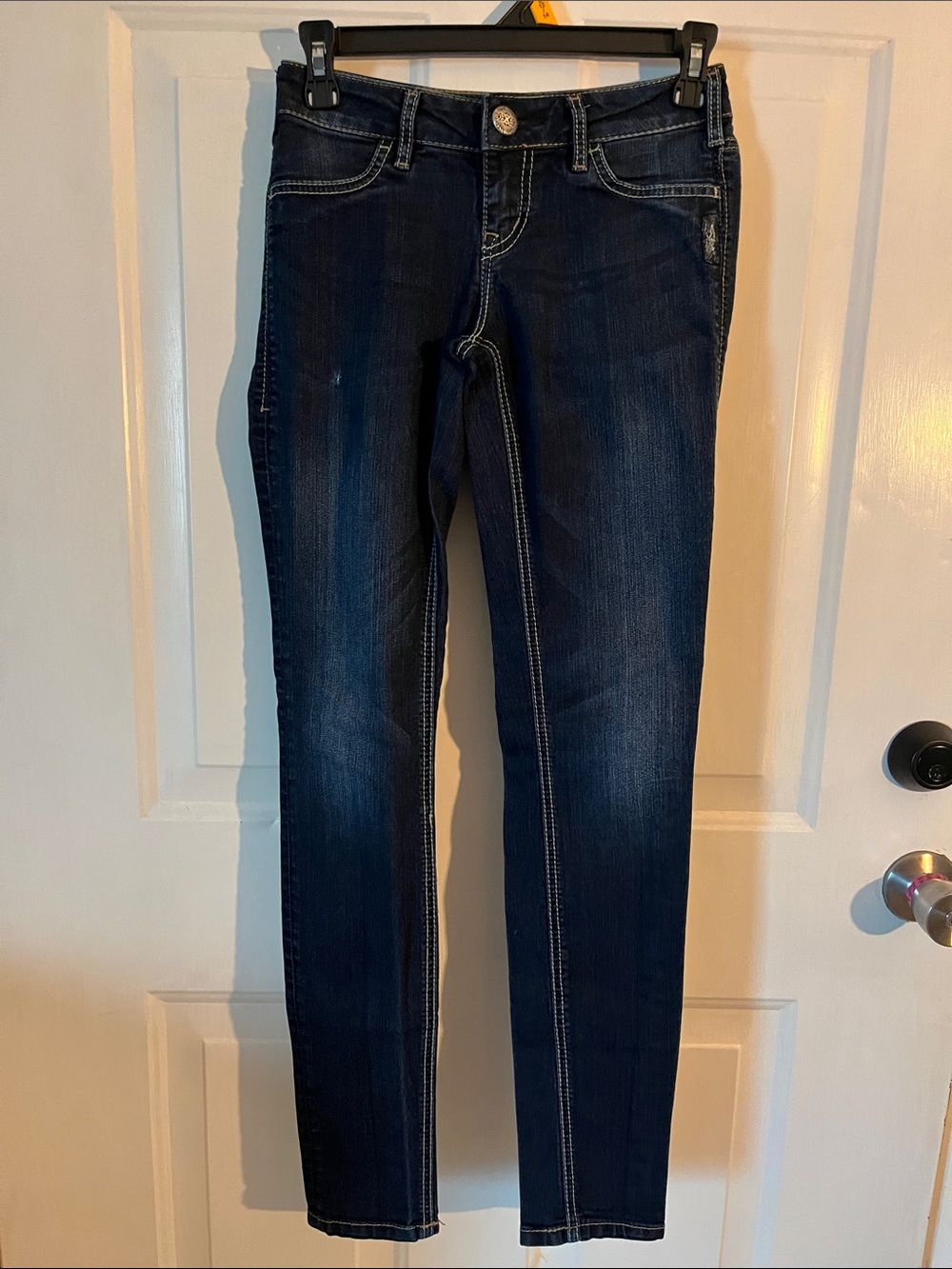 Silver Jeans Dark Blue Slim Straight Women's Jeans